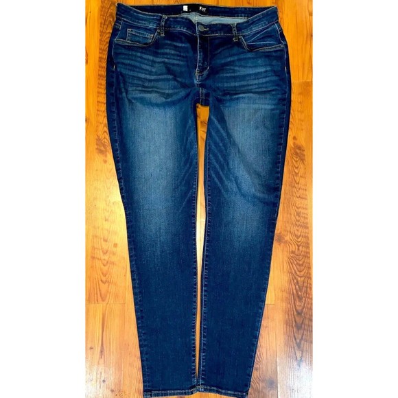 Kut from the Kloth Denim - KUT FROM THE KLOTH Mia High Rise Skinny Stretch Jeans Sz 18W W 36 x L 31